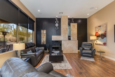 Contemporary elegance abounds in this custom masterpiece in on Troon North Golf Club  in Arizona - for sale on GolfHomes.com, golf home, golf lot