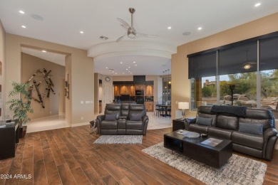 Contemporary elegance abounds in this custom masterpiece in on Troon North Golf Club  in Arizona - for sale on GolfHomes.com, golf home, golf lot
