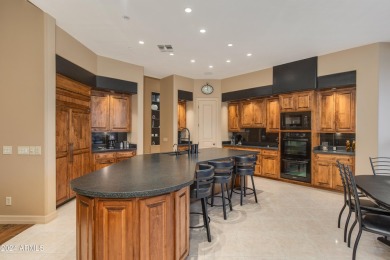 Contemporary elegance abounds in this custom masterpiece in on Troon North Golf Club  in Arizona - for sale on GolfHomes.com, golf home, golf lot
