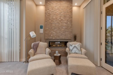 Contemporary elegance abounds in this custom masterpiece in on Troon North Golf Club  in Arizona - for sale on GolfHomes.com, golf home, golf lot