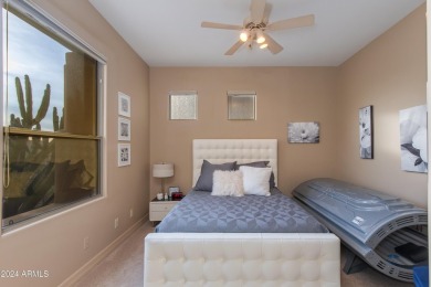 Contemporary elegance abounds in this custom masterpiece in on Troon North Golf Club  in Arizona - for sale on GolfHomes.com, golf home, golf lot