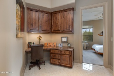 Contemporary elegance abounds in this custom masterpiece in on Troon North Golf Club  in Arizona - for sale on GolfHomes.com, golf home, golf lot