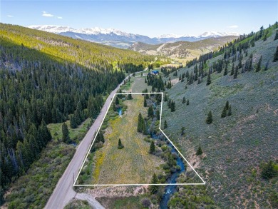 Riverfront, large custom homesite only minutes from Breckenridge on Breckenridge Golf Club in Colorado - for sale on GolfHomes.com, golf home, golf lot