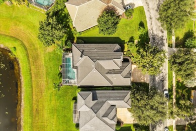 Welcome to this stunning lakefront home in the gated golf on Heathrow Country Club in Florida - for sale on GolfHomes.com, golf home, golf lot