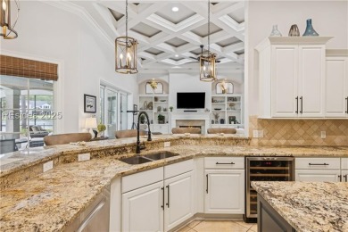 Located on one of Hampton Lake's most sought-after streets, this on Hampton Hall Club in South Carolina - for sale on GolfHomes.com, golf home, golf lot