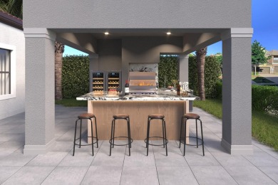 This stunning 5-bed, 6-bath lakefront estate blends modern on Parkland Golf Club in Florida - for sale on GolfHomes.com, golf home, golf lot