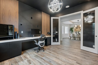 This stunning 5-bed, 6-bath lakefront estate blends modern on Parkland Golf Club in Florida - for sale on GolfHomes.com, golf home, golf lot