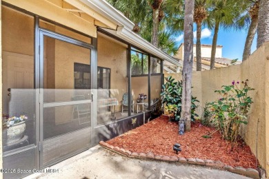 Nestled in the heart of Suntree, this delightful 2-bed, 2-bath on Suntree Country Club in Florida - for sale on GolfHomes.com, golf home, golf lot