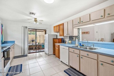 Nestled in the heart of Suntree, this delightful 2-bed, 2-bath on Suntree Country Club in Florida - for sale on GolfHomes.com, golf home, golf lot