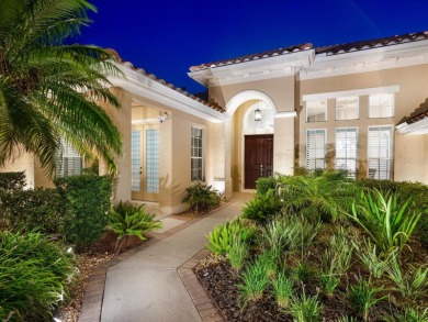 Extraordinary lake front estate home! Entering through the on Venetian Golf and River Club in Florida - for sale on GolfHomes.com, golf home, golf lot