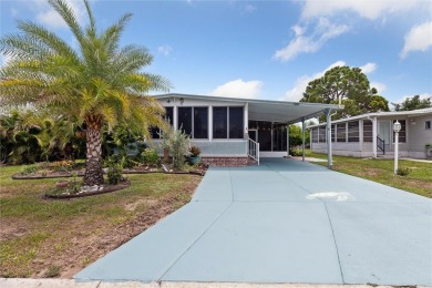 Welcome to Barefoot Bay! This cozy 2 bedroom, 2 bath home is on Barefoot Bay Golf Course in Florida - for sale on GolfHomes.com, golf home, golf lot