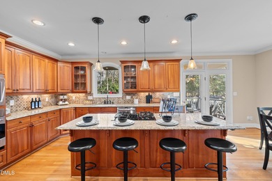 Don't miss walking over the bridge to this wonderful on Devils Ridge Golf Club in North Carolina - for sale on GolfHomes.com, golf home, golf lot