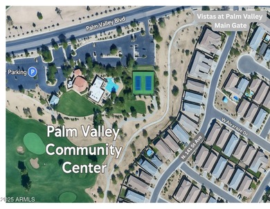 Park-side elegance in gated Vistas at Palm Valley-where on Palm Valley Golf Club  in Arizona - for sale on GolfHomes.com, golf home, golf lot