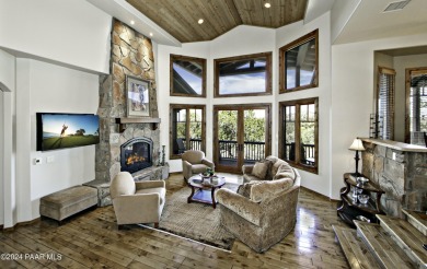 Located on a cul-de-sac, this stunning mountain luxury custom on Talking Rock Golf Club in Arizona - for sale on GolfHomes.com, golf home, golf lot