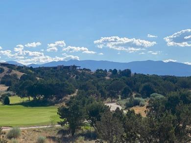 Lake, fairway and green, with panoramic sunrise and sunset views on The Club At Las Campanas  in New Mexico - for sale on GolfHomes.com, golf home, golf lot