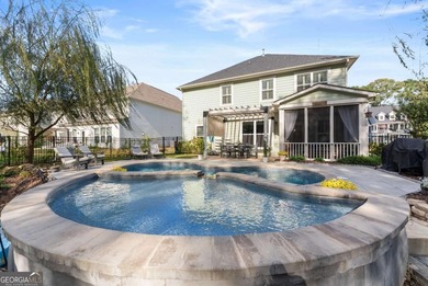 Welcome home! This 4 bedroom, 2.5 bath home on a GOLF COURSE LOT on Reunion Golf Club in Georgia - for sale on GolfHomes.com, golf home, golf lot