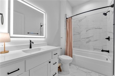 Trailside living meets modern comfort in this recently built on Bella Vista Country Club - Scottsdale in Arkansas - for sale on GolfHomes.com, golf home, golf lot