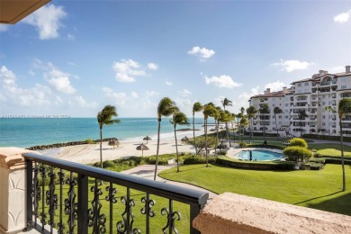 Unwind to breathtakingly peaceful direct ocean views. Oceanside on Fisher Island Club in Florida - for sale on GolfHomes.com, golf home, golf lot