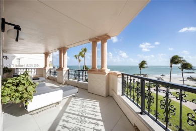 Unwind to breathtakingly peaceful direct ocean views. Oceanside on Fisher Island Club in Florida - for sale on GolfHomes.com, golf home, golf lot