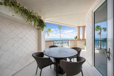 Unwind to breathtakingly peaceful direct ocean views. Oceanside on Fisher Island Club in Florida - for sale on GolfHomes.com, golf home, golf lot