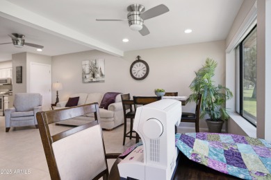 One year home warranty to be included in the purchase of this on Sunland Village East Golf Course in Arizona - for sale on GolfHomes.com, golf home, golf lot