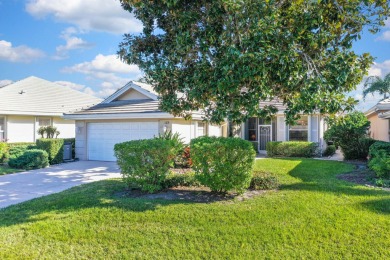 Relax looking out of this wide lake view in this freshly painted on St. Lucie Trail Golf Club in Florida - for sale on GolfHomes.com, golf home, golf lot