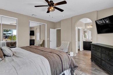 This wonderful single-story residence offers 3 spacious bedrooms on The Golf Club At Johnson Ranch in Arizona - for sale on GolfHomes.com, golf home, golf lot