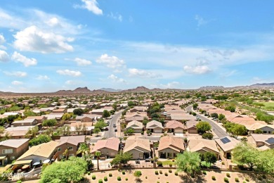 This wonderful single-story residence offers 3 spacious bedrooms on The Golf Club At Johnson Ranch in Arizona - for sale on GolfHomes.com, golf home, golf lot