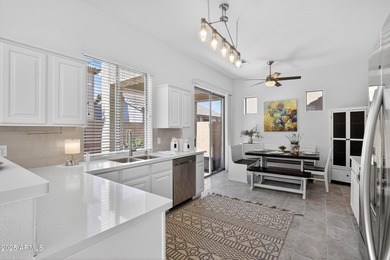 Discover this truly move-in-ready, highly upgraded home set on a on Tuscany Falls At Pebble Creek in Arizona - for sale on GolfHomes.com, golf home, golf lot