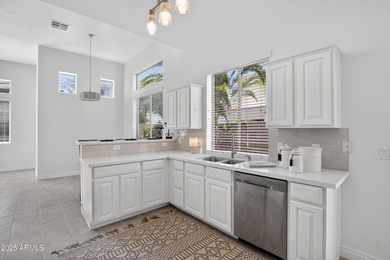 Discover this truly move-in-ready, highly upgraded home set on a on Tuscany Falls At Pebble Creek in Arizona - for sale on GolfHomes.com, golf home, golf lot