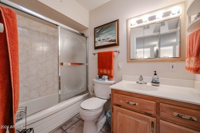 Just bring your toothbrush to this fully furnished stucco home on Sun City North Golf Course in Arizona - for sale on GolfHomes.com, golf home, golf lot