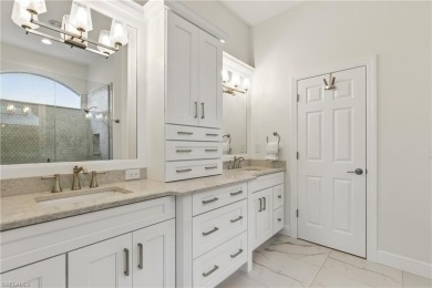 Welcome home to this lovely 3-bedroom, 3.5-bath Courtyard pool on Bonita Bay West in Florida - for sale on GolfHomes.com, golf home, golf lot