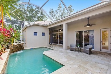 Welcome home to this lovely 3-bedroom, 3.5-bath Courtyard pool on Bonita Bay West in Florida - for sale on GolfHomes.com, golf home, golf lot