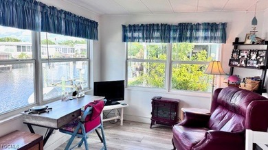 Beautiful WATERFRONT 2BR/2BA home in the desirable 55+ community on Riverbend Golf and Country Club in Florida - for sale on GolfHomes.com, golf home, golf lot