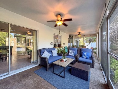 SERENITY AWAITS WITH THIS MOVE-IN READY home with private oasis on Seven Springs Golf and Country Club in Florida - for sale on GolfHomes.com, golf home, golf lot