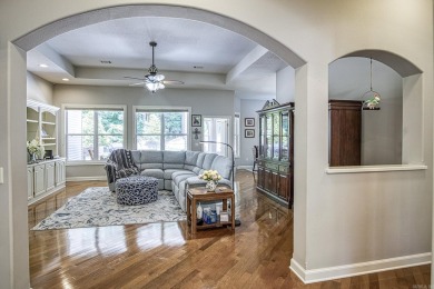 Spacious one level home with a private park like back on Isabella Golf Course  in Arkansas - for sale on GolfHomes.com, golf home, golf lot