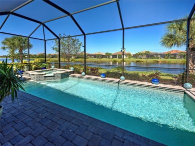 Welcome to this exceptional STONEWATER POOL estate home, where on Sarasota National Golf Club in Florida - for sale on GolfHomes.com, golf home, golf lot