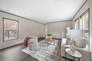 Discover a fresh take on lakeside living in this 2024 mobile on Lake Tansi Village Country Club in Tennessee - for sale on GolfHomes.com, golf home, golf lot