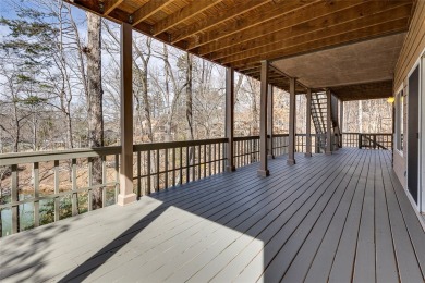 A lake house with a fabulous long range view! This custom built on Keowee Key Golf and Country Club in South Carolina - for sale on GolfHomes.com, golf home, golf lot