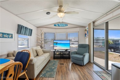 Welcome to this cozy and efficient 1-bedroom manufactured home on Del Tura Golf and Country Club in Florida - for sale on GolfHomes.com, golf home, golf lot