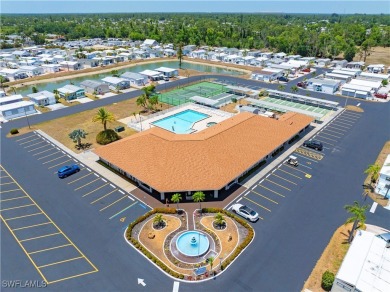 Welcome to this cozy and efficient 1-bedroom manufactured home on Del Tura Golf and Country Club in Florida - for sale on GolfHomes.com, golf home, golf lot