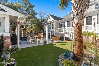 Nestled on over 1 1/2 acres in a beautiful maritime forest on Lockwood Folly Country Club in North Carolina - for sale on GolfHomes.com, golf home, golf lot