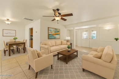 Welcome to this SPACIOUS 3-bedroom, 2-bath, 2-car garage home in on Sun City Lakes West and East in Arizona - for sale on GolfHomes.com, golf home, golf lot