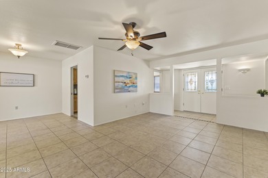 Welcome to this SPACIOUS 3-bedroom, 2-bath, 2-car garage home in on Sun City Lakes West and East in Arizona - for sale on GolfHomes.com, golf home, golf lot