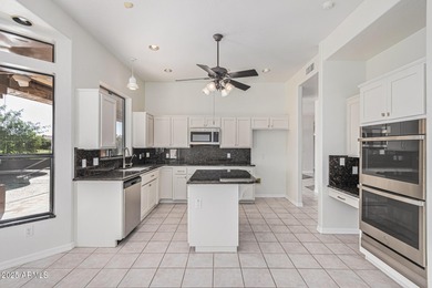 Custom single-level home located in a cul-de-sac on the golf on Red Mountain Ranch Country Club in Arizona - for sale on GolfHomes.com, golf home, golf lot