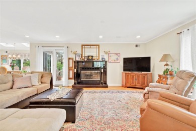 This elegant full-brick colonial sits on a prominent corner lot on Leewood Golf Club in New York - for sale on GolfHomes.com, golf home, golf lot