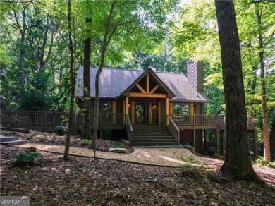 This charming Rustic Contemporary Cottage is located on a very on Big Canoe Golf Club - Cherokee in Georgia - for sale on GolfHomes.com, golf home, golf lot