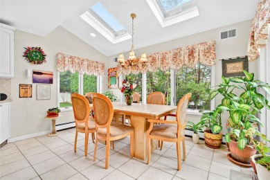 This elegant full-brick colonial sits on a prominent corner lot on Leewood Golf Club in New York - for sale on GolfHomes.com, golf home, golf lot
