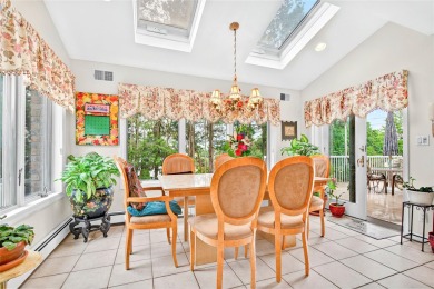 This elegant full-brick colonial sits on a prominent corner lot on Leewood Golf Club in New York - for sale on GolfHomes.com, golf home, golf lot