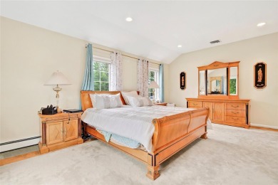 This elegant full-brick colonial sits on a prominent corner lot on Leewood Golf Club in New York - for sale on GolfHomes.com, golf home, golf lot